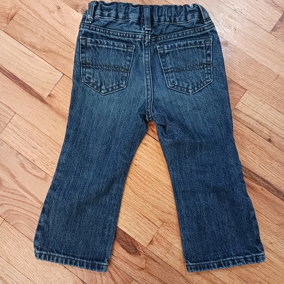 2T Boys jeans, blue denim, adjustable waist, New condition - Picture 2 of 5